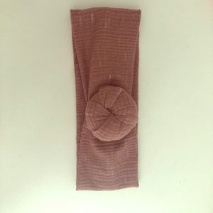 Spearmint Baby Mauve Knot Headband Newborn Size